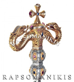 Ασημένια Αρχιερατική Ράβδος